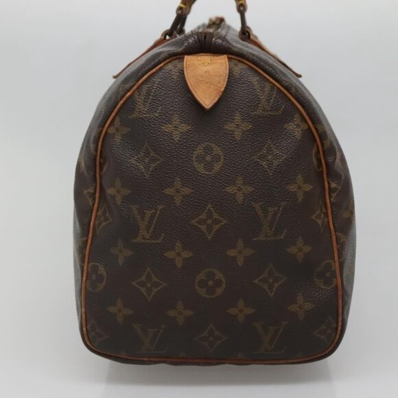 LOUIS VUITTON Monogram Speedy 30 Hand Bag - Picture 4 of 15